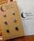 Hypoallergenic Stainless Steel CZ & Opalite Earring Set 3 Pairs Silver Colour 636