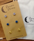 Hypoallergenic Stainless Steel 5mm Round CZ Earring Set 3 Pairs Gold Colour 921