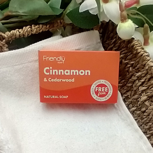 Friendly Soap - Cinnamon & Cedarwood Soap Bar