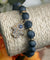 Chakra Bracelet - Evil Eye Hamsa & Black Agate