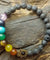 Lava Stone Bracelet - Hamsa Chakra