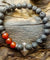 Lava Stone Bracelet - Axe-Head Carnelian