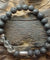 Lava Stone Bracelet - Tribal Rock Quartz