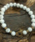 Chakra Bracelet - Antique Gold Hamsa & White Howlite