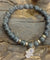 Chakra Bracelet - Evil Eye Hamsa & Black Agate