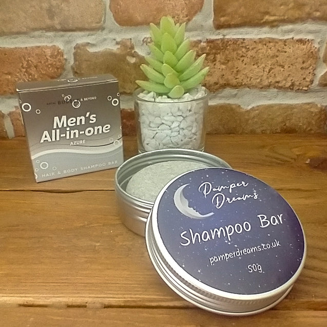 Men's All In One Shampoo & Body Bar - Azure