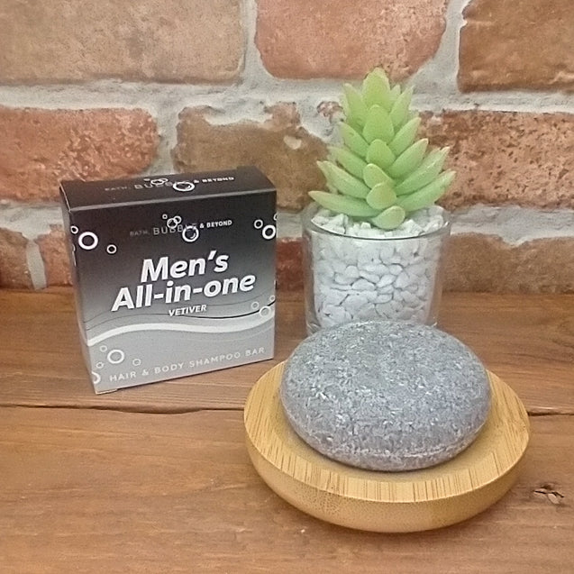 Men's All In One Shampoo & Body Bar - Vetiver