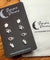 Hypoallergenic Stainless Steel Earrings Set 4 Pairs Silver Colour Leaves Butterflies & Hearts