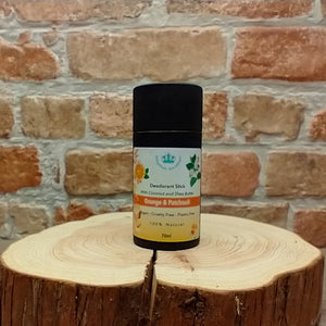Kingdom Kreations Natural Vegan Deodorant Stick - Orange & Patchouli