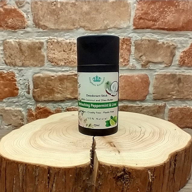 Kingdom Kreations Natural Vegan Deodorant Stick - Peppermint & Lime