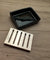 Black Ceramic Rectangle Contemporary Design Soap Dish