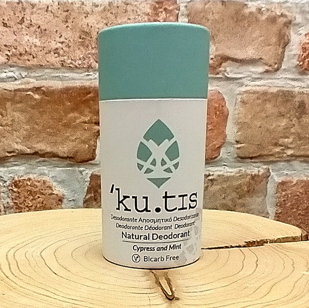 Kutis Natural Vegan Deodorant Stick - Cypress & Mint - Bicarb Free