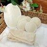 Natural Loofah Sponge 5 Facial Pads & 1 Body Scrub Pad Set