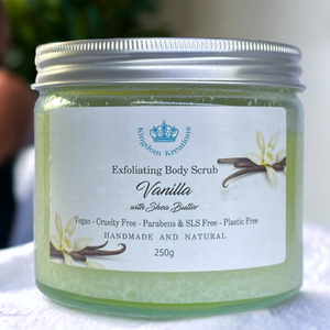 Kingdom Kreations Vanilla Exfoliating & Shimmering Body Scrub