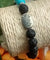 Lava Stone Bracelet - Leaf & Turquoise Howlite