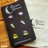 Hypoallergenic Stainless Steel Earrings Set 3 Pairs Silver/multicolour Evil Eye Flowers & Kissing Swans