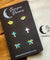 Hypoallergenic Stainless Steel Earrings Set 3 Pairs Silver/multicolour Evil Eye Cross & Bows