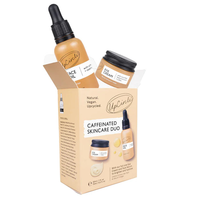 UpCircle Caffinated Duo Coffee Face Oil & Eye Cream