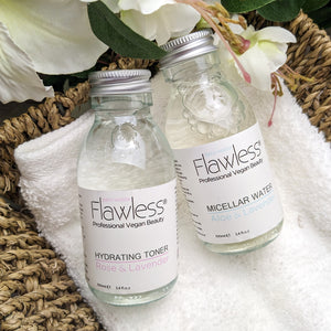 Flawless Micellar Water & Hydrating Toner Face Care Set