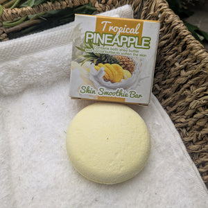 Tropical Pineapple Skin Smoothie Bar