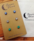Hypoallergenic Stainless Steel CZ & Opalite Earring Set 3 Pairs Silver Colour -  802