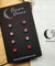 Hypoallergenic Stainless Steel Stud CZ Earring Set 4 Pairs Silver Colour - 13