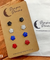 Hypoallergenic Stainless Steel Contemporary CZ Earrings Set 4 Pairs Silver Colour -  023