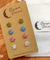Hypoallergenic Stainless Steel Contemporary CZ Earrings Set 4 Pairs Silver Colour -  024