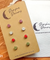 Hypoallergenic Stainless Steel Contemporary CZ Earrings Set 4 Pairs Silver Colour -  031