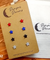 Hypoallergenic Stainless Steel Contemporary CZ Earrings Set 4 Pairs Silver Colour -  032