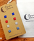 Hypoallergenic Stainless Steel Contemporary CZ Earrings Set 4 Pairs Silver Colour -  035