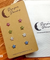 Hypoallergenic Stainless Steel Contemporary CZ Earrings Set 4 Pairs Silver Colour -  039