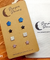 Hypoallergenic Stainless Steel Contemporary CZ Earrings Set 4 Pairs Silver Colour -  041