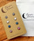 Hypoallergenic Druzy Earrings Set 4 Pairs Silver Colour -  05
