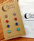 Hypoallergenic Druzy Earrings Set 4 Pairs Silver Colour -  23