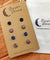 Hypoallergenic Druzy Earrings Set 4 Pairs Silver Colour -  25