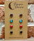 Hypoallergenic Stainless Steel CZ & Opalite Earring Set 4 Pairs Silver Colour -  305