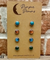 Hypoallergenic Stainless Steel CZ & Opalite Earring Set 4 Pairs Silver Colour -  323