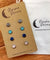 Hypoallergenic Druzy Earrings Set 4 Pairs Silver Colour -  32