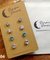 Hypoallergenic Stainless Steel CZ & Opalite Earring Set 4 Pairs Silver Colour -  604