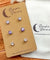 Hypoallergenic Stainless Steel CZ Earring Set 3 Pairs Silver Colour 632