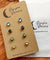 Hypoallergenic Stainless Steel CZ Earring Set 4 Pairs Silver Colour -  672