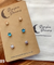 Hypoallergenic Stainless Steel CZ & Opal Earring Set