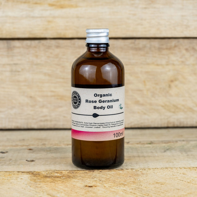 Heavenly Organics Rose Geranium Body, Massage & Bath Oil - Pamper Dreams