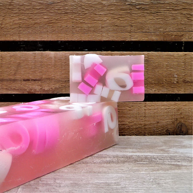 Candyfloss & Mallow Soap Slice - Pamper Dreams
