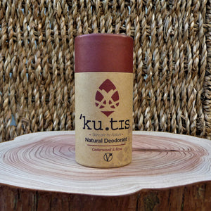 Kutis Natural Vegan Deodorant Stick Cedarwood & Rose Pamper Dreams