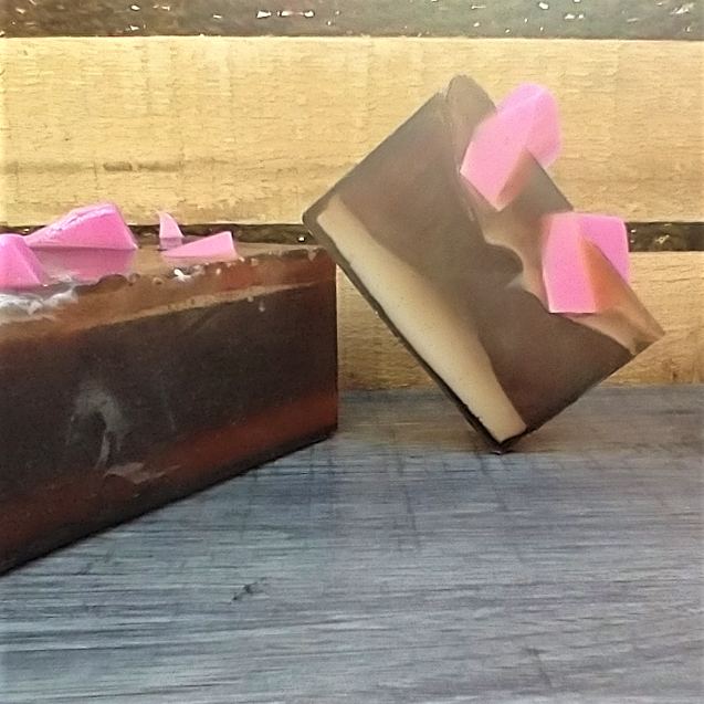 Chocolate & Mallow Soap Slice - Pamper Dreams
