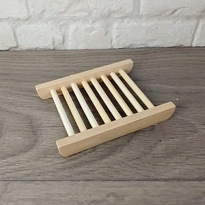 Ladder Style Rectangle Wood Soap Dish - Pamper Dreams
