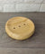 Button Style Round Bamboo Soap & Shampoo Bar Dish - Pamper Dreams