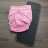Pink Cloth Pocket Nappy And Bamboo Charcoal Insert
